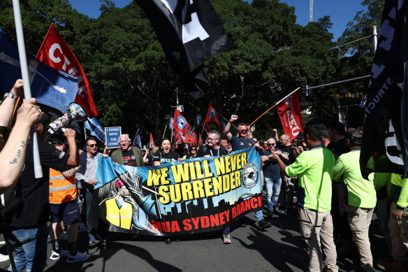 CFMEU rally - Figure 5