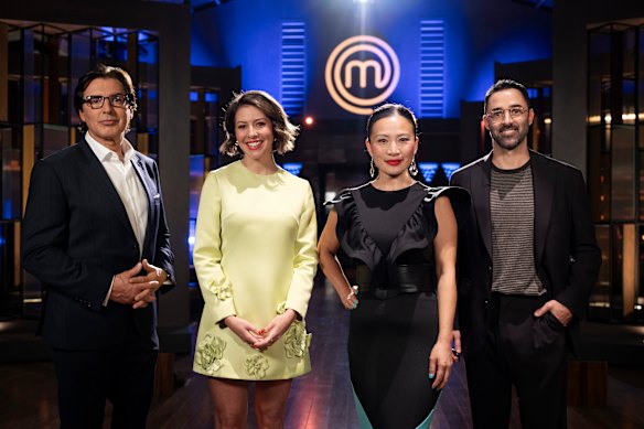 Judges Jean-Christophe Novelli, Sofia Levin, Poh Ling Yeow and Andy Allen return for MasterChef Australia: Back to Win 2025