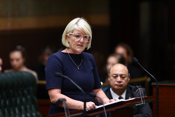 Minister for Police Yasmin Catley.
