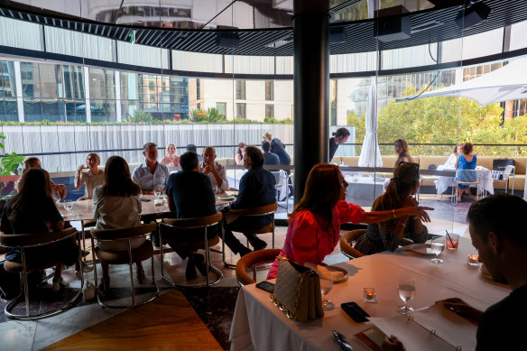 The menu satisfies a rampant appetite among the business crowd. 