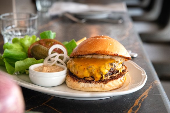 The burger at Gimlet is only available on Friday and Saturday nights from 10pm until late.