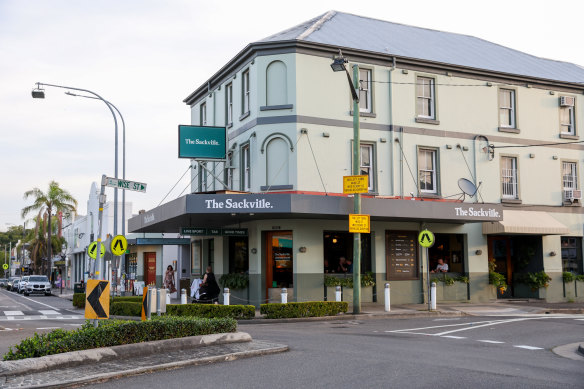 The Sackville Hotel, Rozelle, is a regular haunt of Paul Kent.