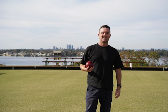 Mosman Park Bowling Club president Steven Swanson.