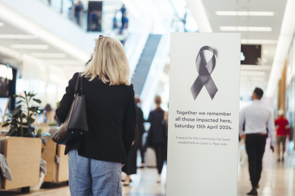 The community has been allowed back into Westfield Bondi Junction. 