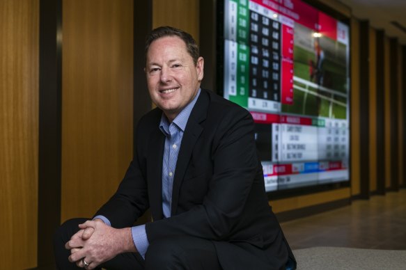 Tabcorp boss Adam Rytenskild said the investment in Dabble fits within the group’s broader transformation strategy.