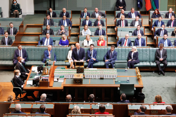 The Liberal Party has just nine women in the lower house, making up less than 20 per cent.