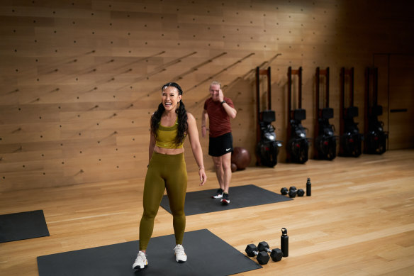 Trainers are filmed by an army of robots at Apple’s Fitness+ HQ in Santa Monica.