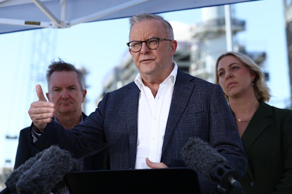 The Albanese government’s temporary halving of the fuel excise for three months will cost an estimated $US2.55 billion.