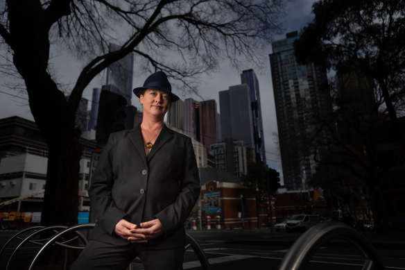 Dr Alexia Maddox from RMIT authored the report which found just 12.5 per cent of Melbourne residents worked full time in the CBD in a typical week. 