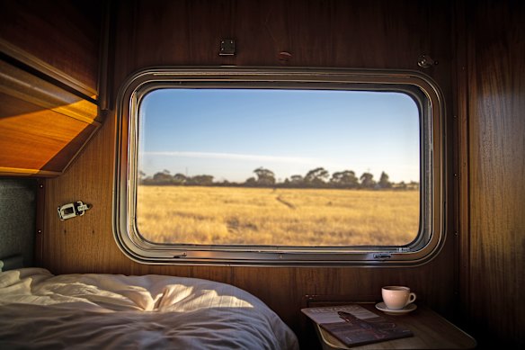 Inside a Gold class cabin.