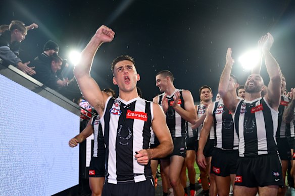 Nick Daicos of the Magpies.