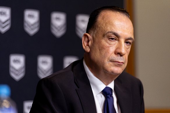 Racing NSW CEO Peter V’landys.