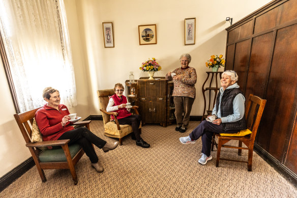 Members of the Warracknabeal Ladies’ Rest Rooms Committee: Wendy Lovel, Val Wardle, Eileen Sholl and Rhonda Glare.