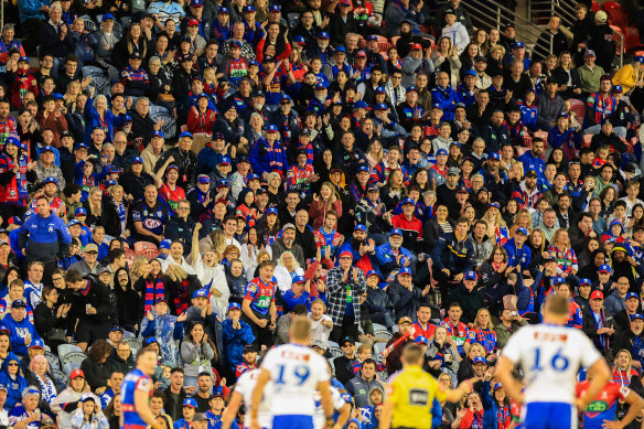 The Knights can expect another bumper crowd as they continue their unlikely finals push.