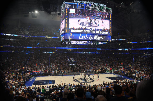 American Airlines Centre tonight.