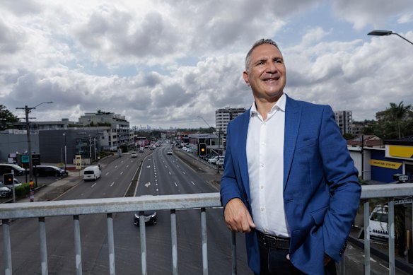 Burwood Mayor John Faker is an advocate for a Parramatta Road light rail.