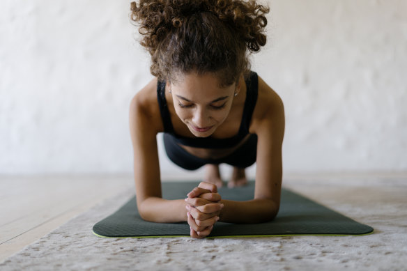 Planking and similar exercises help prevent high blood pressure.