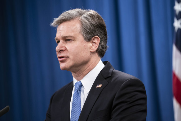 FBI Director Christopher Wray.