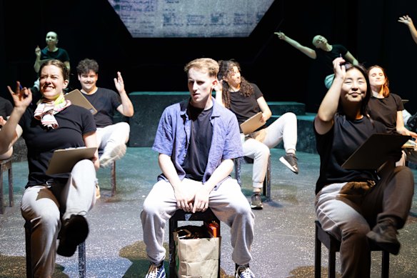 A scene from Blackpill: Redux at Theatre Works.