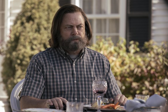 Nick Offerman plays a doomsday prepper in The Last of Us (with more than a subtle hint of Ron Swanson).