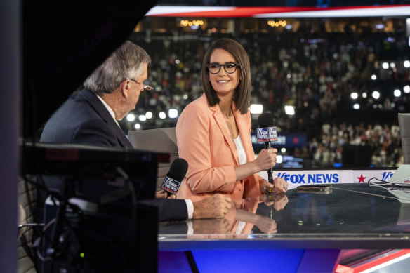 Jessica Tarlov has thrived by bursting viewers’ bubbles on a network wher<em></em>e pro-Harris voices are scarce.