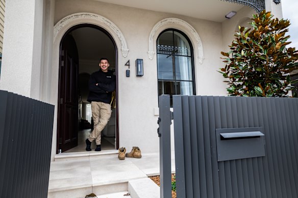 Niko Fotopoulos is selling the home he renovated.