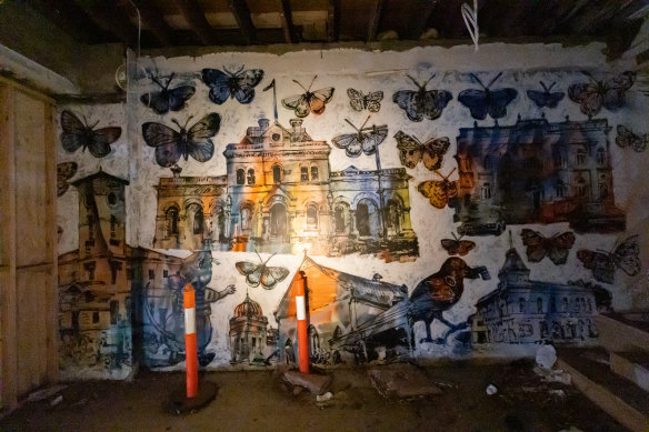 Artwork inside The Rex.