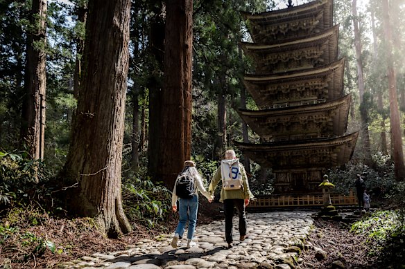 Mount Haguro in Japan.