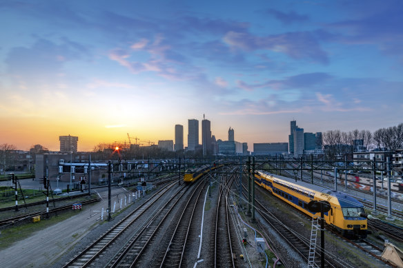 The Hague, connected to the Randstad’s other big cities via fast trains.