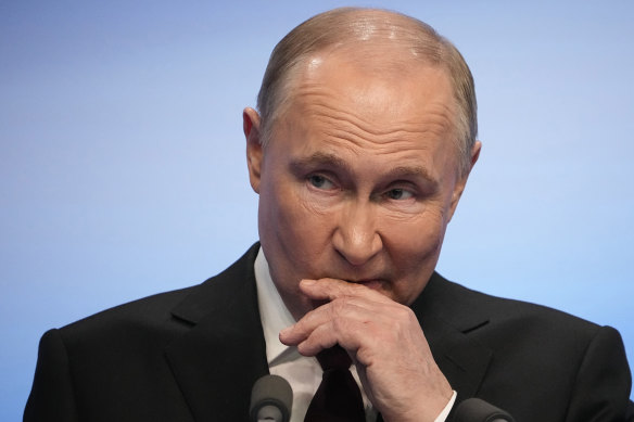 Influential but also more desperate: Russian President Vladimir Putin.