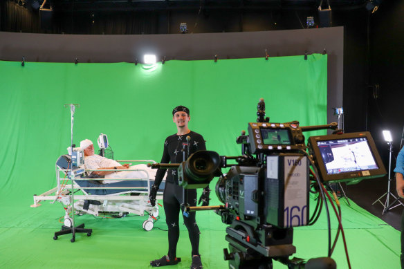 Motion capture and complex 3D models were used to create the virtual environment for the film.