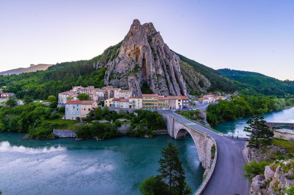 Sisteron and the Durance River. For one day over 200 years ago, this small town — current population about 8000 — held the course of French history in its palm.