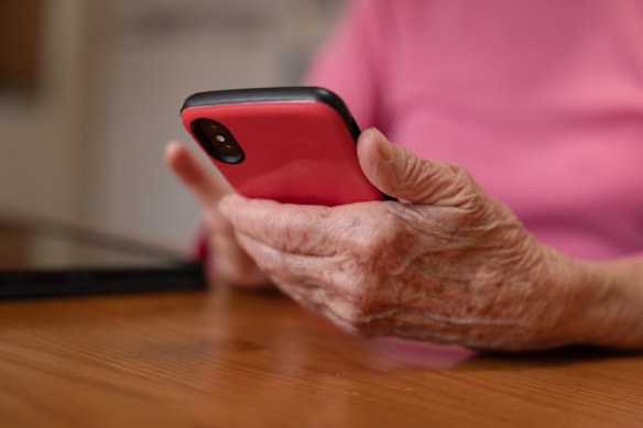Devices have been a boon for Joy Donovan, but not without stress, from warnings she is out to data to constant software updates: “They keep changing things,” she says.