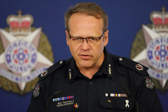 Victoria Police Deputy Commissioner Neil Paterson.