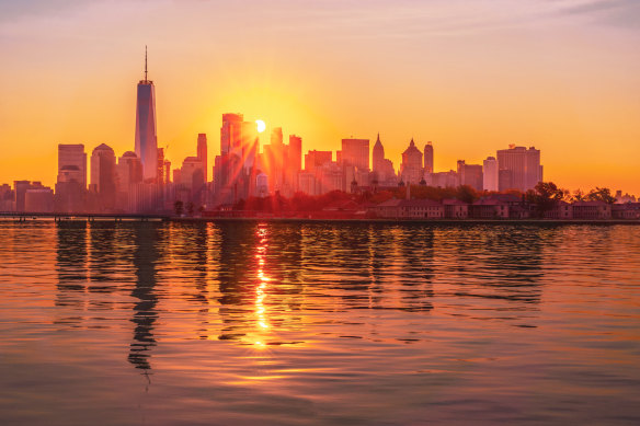 Arriving in New York at dawn is incredible.