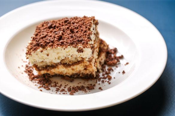 Tiramisu: a marvel of lightness and richness.