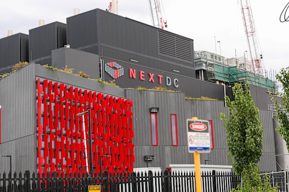 NextDC data center in West Footscray. Technology stocks are in the midst of a bumpy ride.