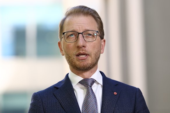 Liberal senator James Paterson.