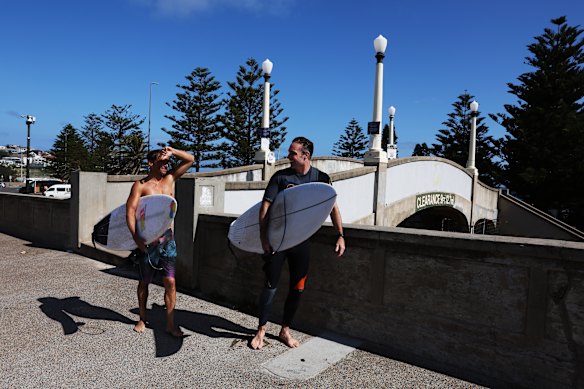 The future of the footbridge at Bondi Beach is in limbo.