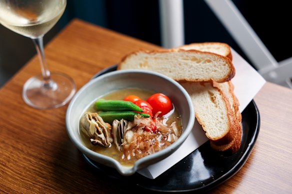 Hiroshima oyster ajillo.