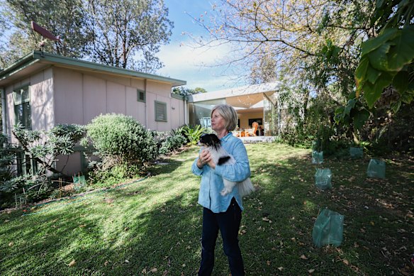 Natalie Gray's property is prone to flooding, which earns her a discount on her land tax bill.
