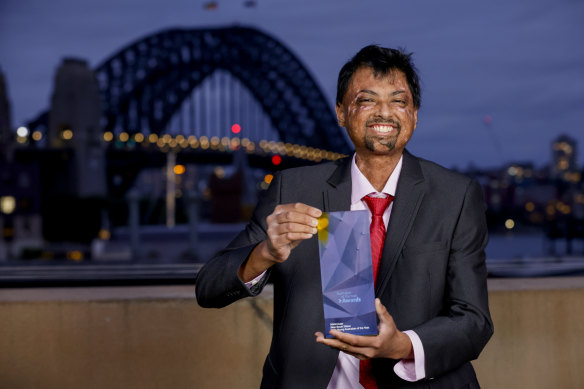 Nikhil Autar, NSW’s Young Australian of the Year is a medical student and suffers from leukaemia.