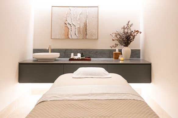 The onsite spa.