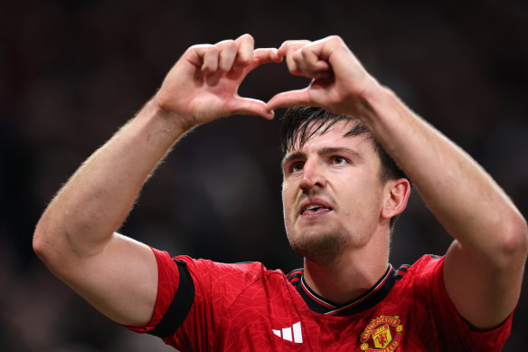 The much-maligned Harry Maguire was the hero for Manchester United.