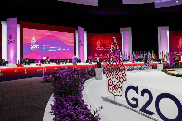 Indonesia holds the G20 presidency this year and will host the leaders summit in Bali in November.