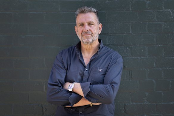 Bill Votsaris has transformed Geelong's Little Malop Street but other areas look shabby. 