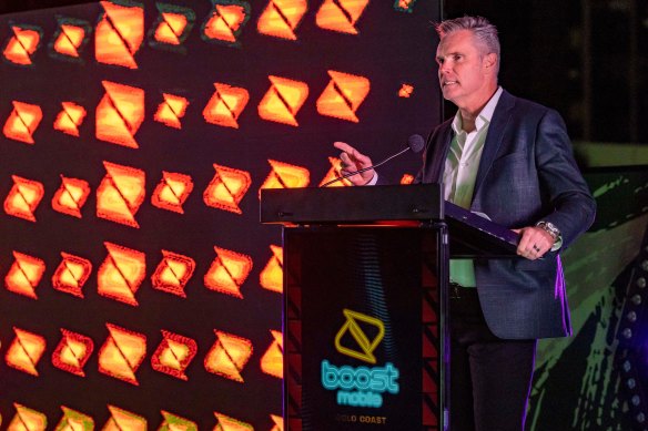 O presidente da Boost Mobile, Peter Adderton, possui cerca de um terço da empresa que fundou com Keating em 2000.