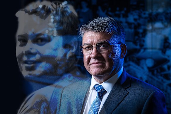 Former homicide detective Sol Solomon and Carl Williams. 