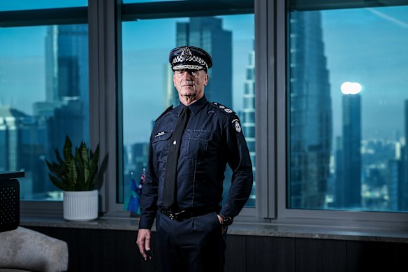 Chief Commissioner Mike Bush has completed his first year in the job.