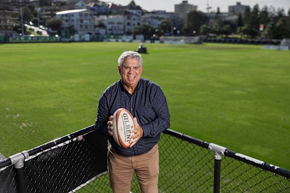 Wallabies legend Glen Ella at Randwick Rugby Club on Monday after being named as assistant coach for the First Nations & Pasifika XV.